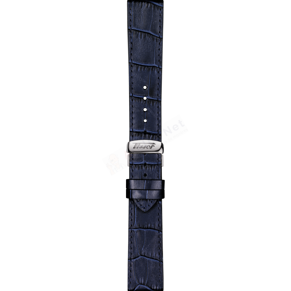 Bracelet cuir bleu Tissot - PRINCE, ART DECO / T600043174-Bracelet de montre-AtelierNet