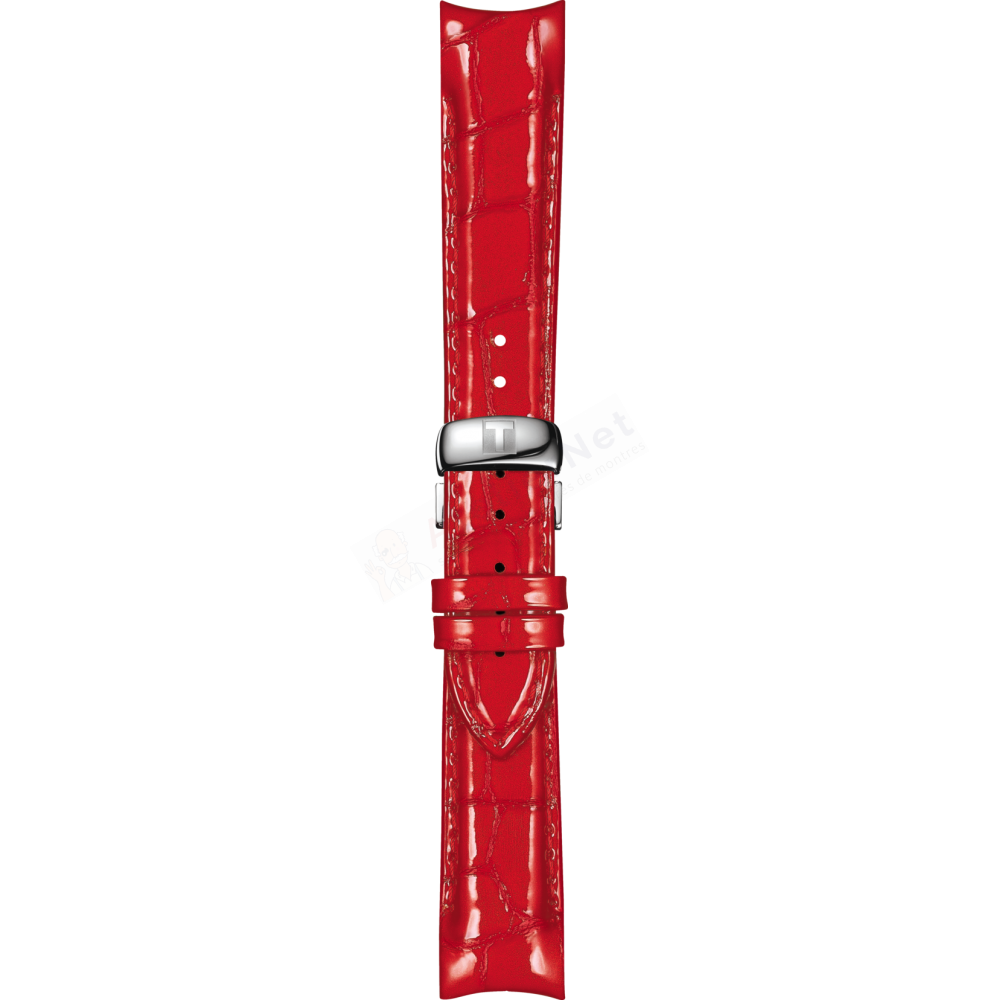 Bracelet leather red Tissot - COUTURIER QUARTZ / T600042650-Bracelets de montres-AtelierNet