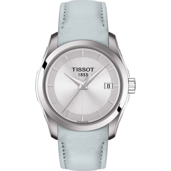 Bracelet leather light blue Tissot - COUTURIER QUARTZ / T600042653-Bracelets de montres-AtelierNet