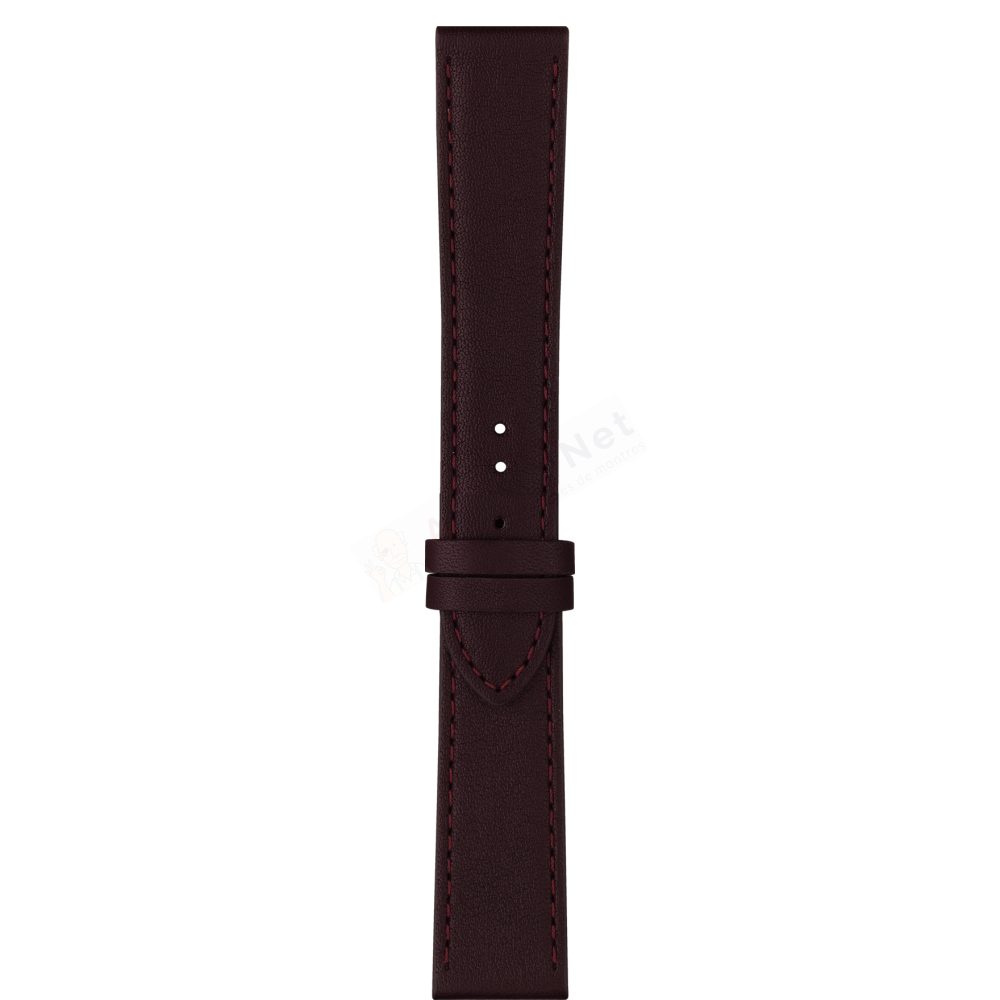 Bracelet leather brown Tissot - PRINCE, ARTDECO / T610041434-Bracelets Cuir-AtelierNet