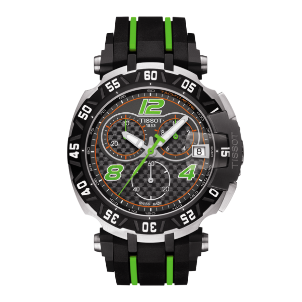 Bracelet caoutchouc noir vert Tissot - T-RACE MOTO GP / T603036557-Bracelet de montre-AtelierNet