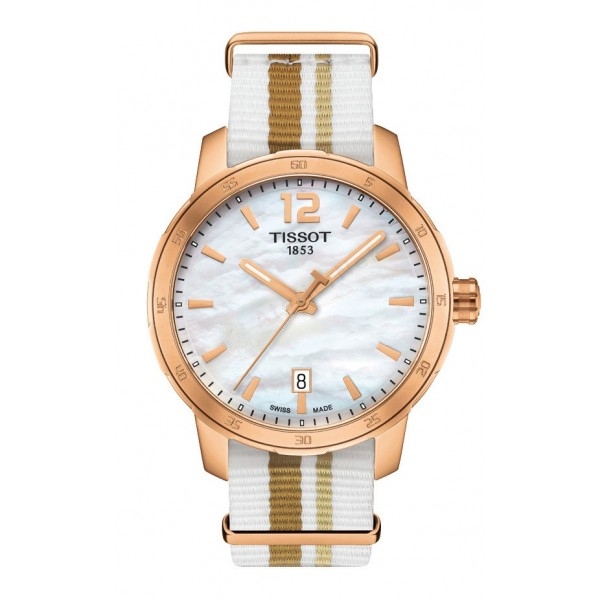 Bracelet synthetique blanc Tissot - QUICKSTER LADY GENT / T604036893-Bracelet de montre-AtelierNet