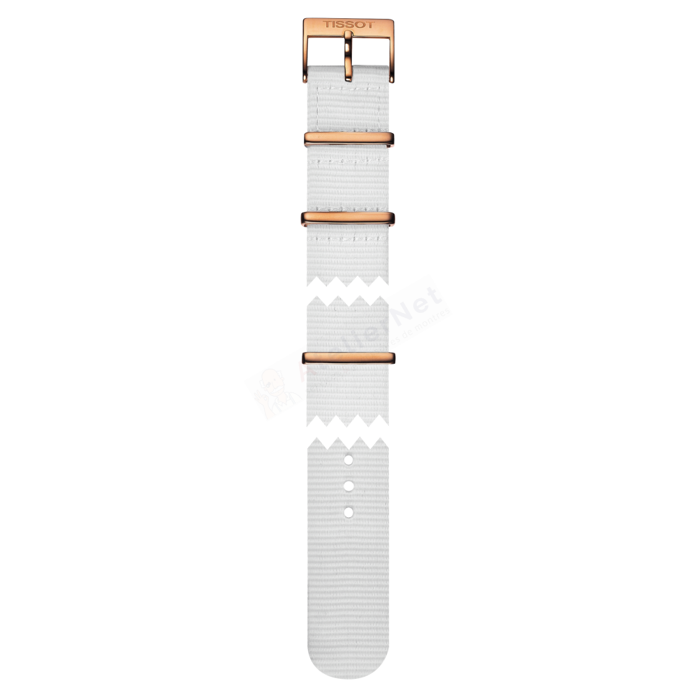 Bracelet synthetic white Tissot - QUICKSTER LADY GENT / T604036893-Bracelets de montres-AtelierNet