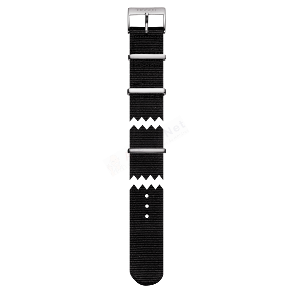 Bracelet synthetic black Tissot - QUICKSTER LADY GENT / T604036881-Bracelets de montres-AtelierNet