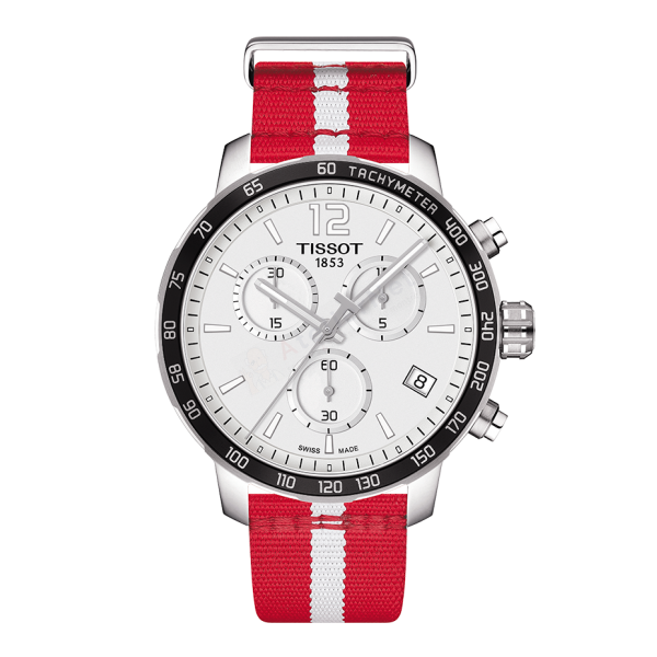 Bracelet synthetic red Tissot - QUICKSTER CHRONO LG / T604039518-Bracelets de montres-AtelierNet