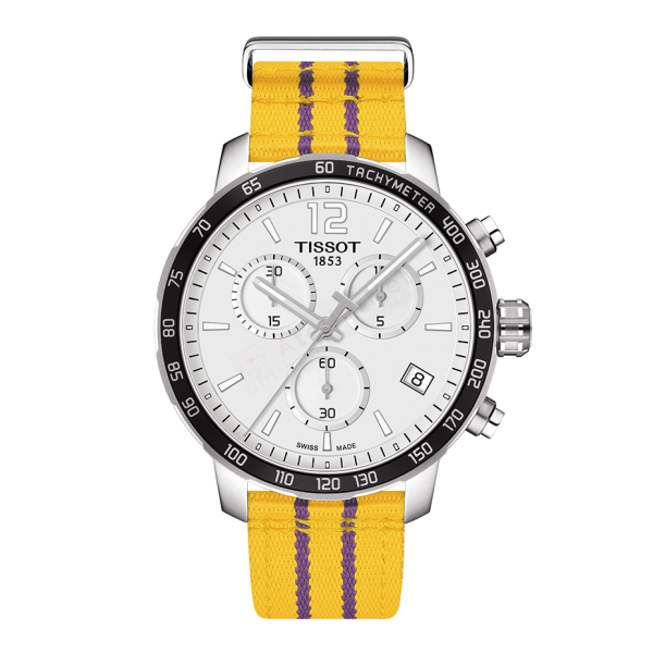 Bracelet synthetique brun pourpre Tissot - QUICKSTER CHRONO LADY GENT / T604038541-Bracelet de montre-AtelierNet