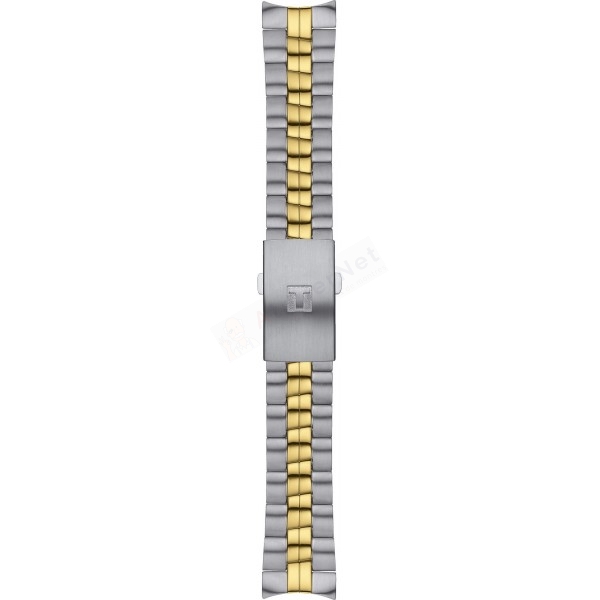 Bracelet acier bicolore Tissot - PR 100 CHRONO CLASSIC / T605037060-Bracelet de montre-AtelierNet