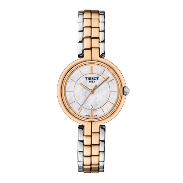 Bracelet acier bicolore Tissot - FLAMINGO II / T605036549-Bracelet de montre-AtelierNet