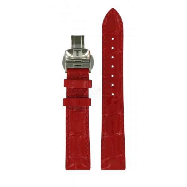 Bracelet leather red Tissot - CHEMIN DES TOURELLES / T600036798-Bracelets de montres-AtelierNet