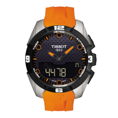 Bracelet silicone orange Tissot - T-TOUCH EXPERT SOLAR / T603035304