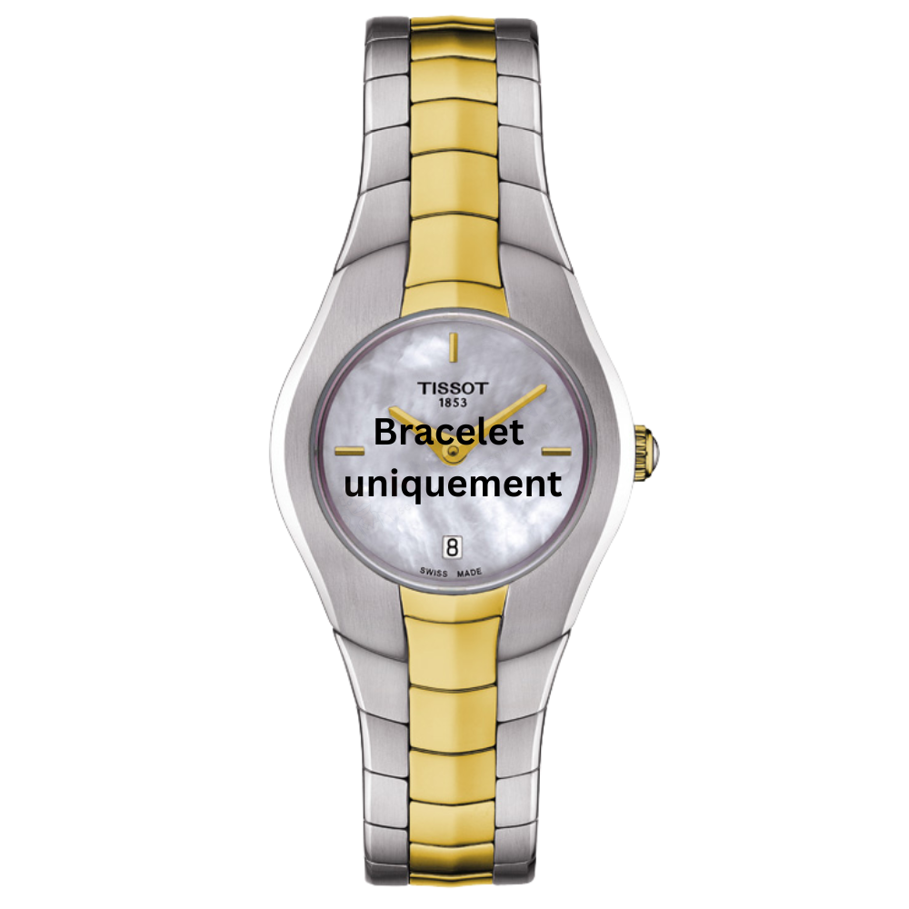 Bracelet acier bicolore Tissot - T-ROUND / T605035542-Bracelet Montre Acier-AtelierNet