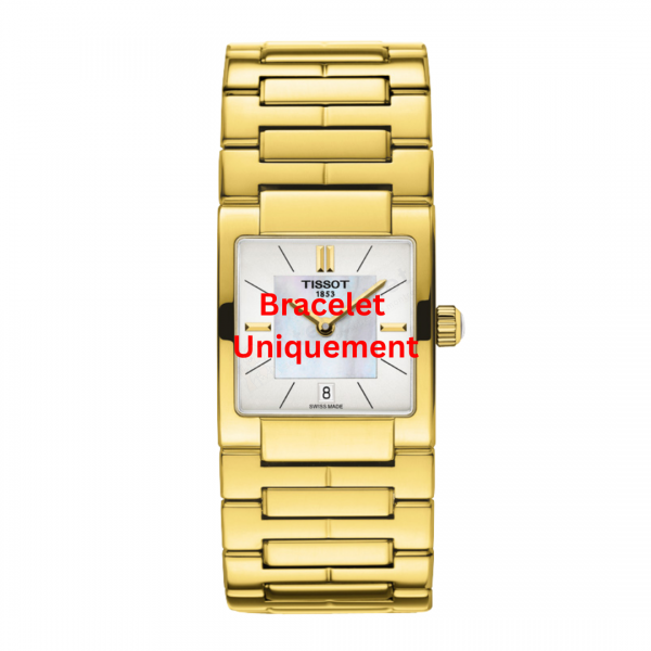 Bracelet acier jaune Tissot - T02 / T605035044-Bracelet Montre Acier-AtelierNet