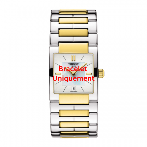 Bracelet metal bicolor Tissot - T02  / T605035043-Bracelets Métal-AtelierNet