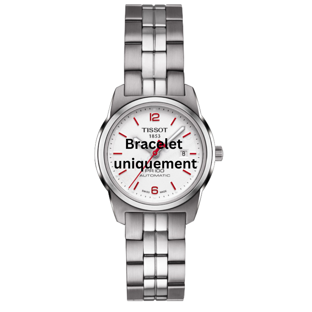 Bracelet metal grey Tissot - PR 100 AUTO CLASSIC / T605031144-Bracelets de montres-AtelierNet