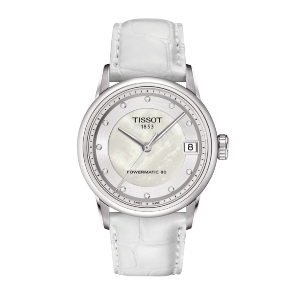 Bracelet leather white Tissot - LUXURY / T600033623-Bracelets de montres-AtelierNet