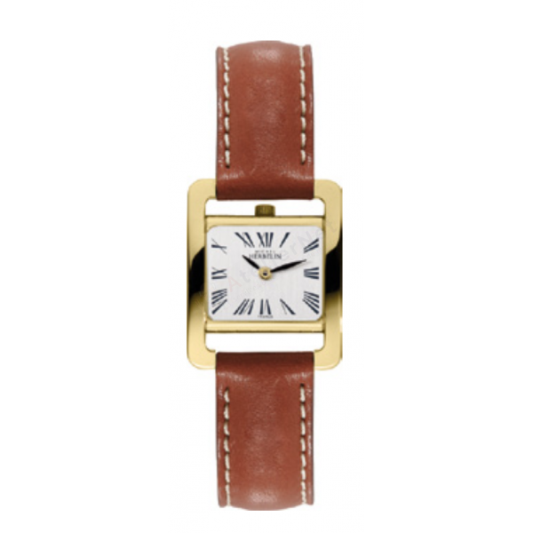 Bracelet cuir double tour Michel Herbelin - V ème AVENUE - 17037 / 14-LAN-OCTA-14-Bracelet Montre Cuir-AtelierNet