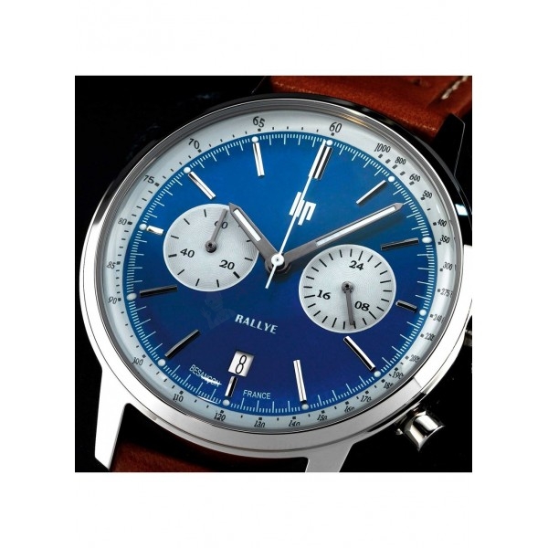 Montre Lip - RALLYE 38 MM BLEUE / 671803-Montres-AtelierNet