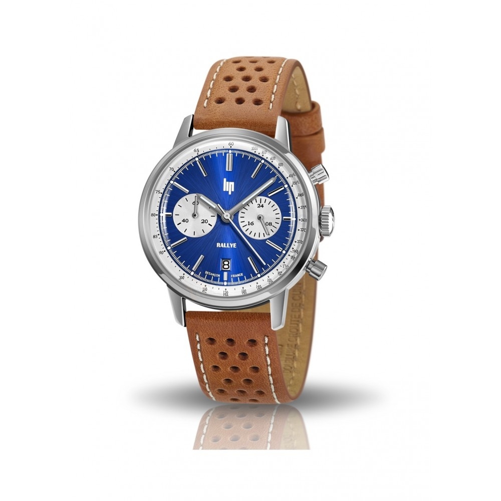 Montre Lip - RALLYE 38 MM BLEUE / 671803-Montres-AtelierNet