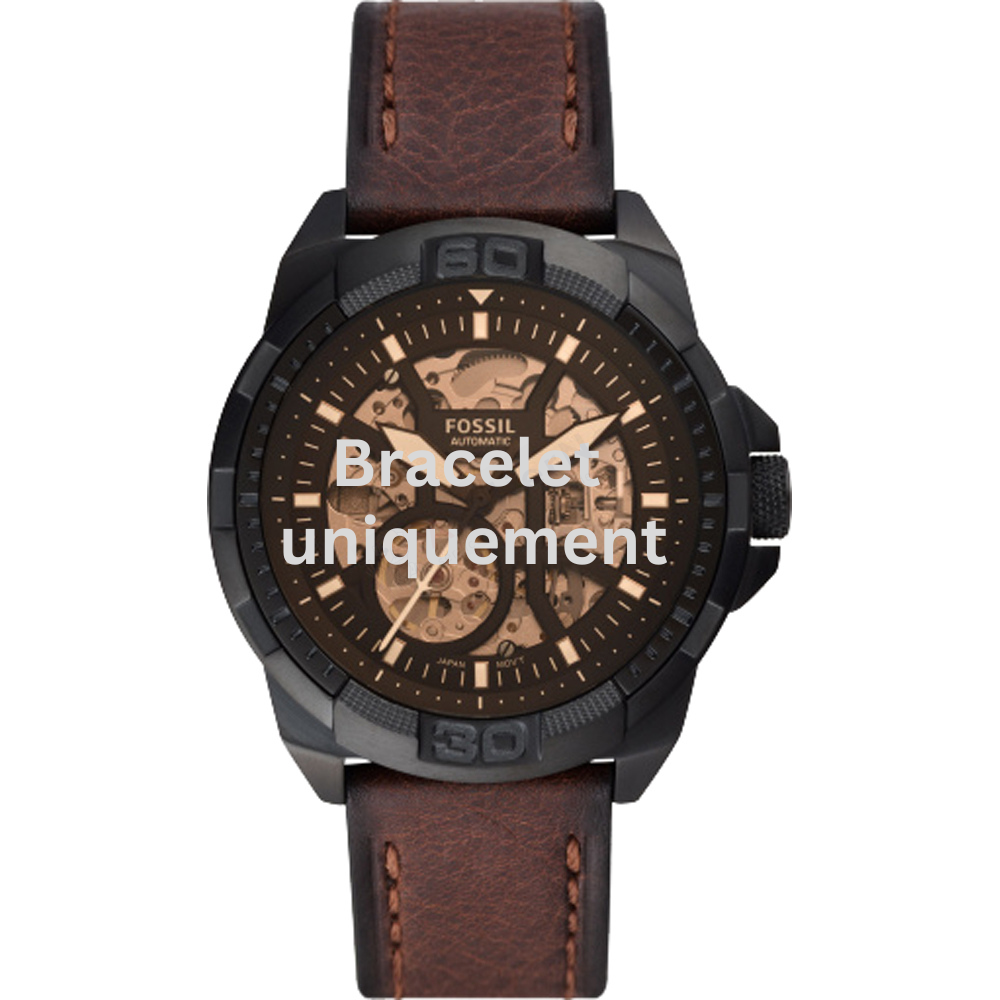 Bracelet leather brown Fossil - BRONSON / ME3219-Bracelets de montres-AtelierNet