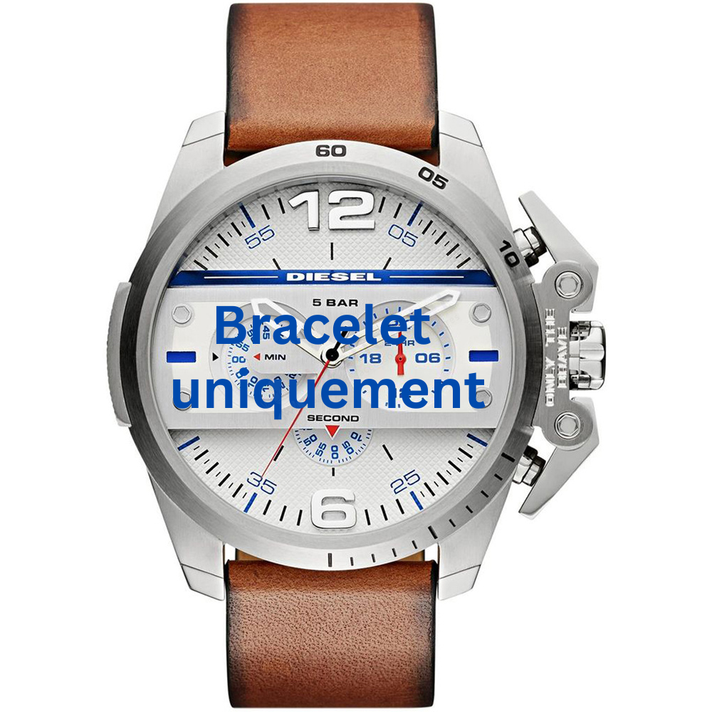 Bracelet cuir marron Diesel - IRONSIDE / DZ4365-Bracelet Montre Diesel-AtelierNet