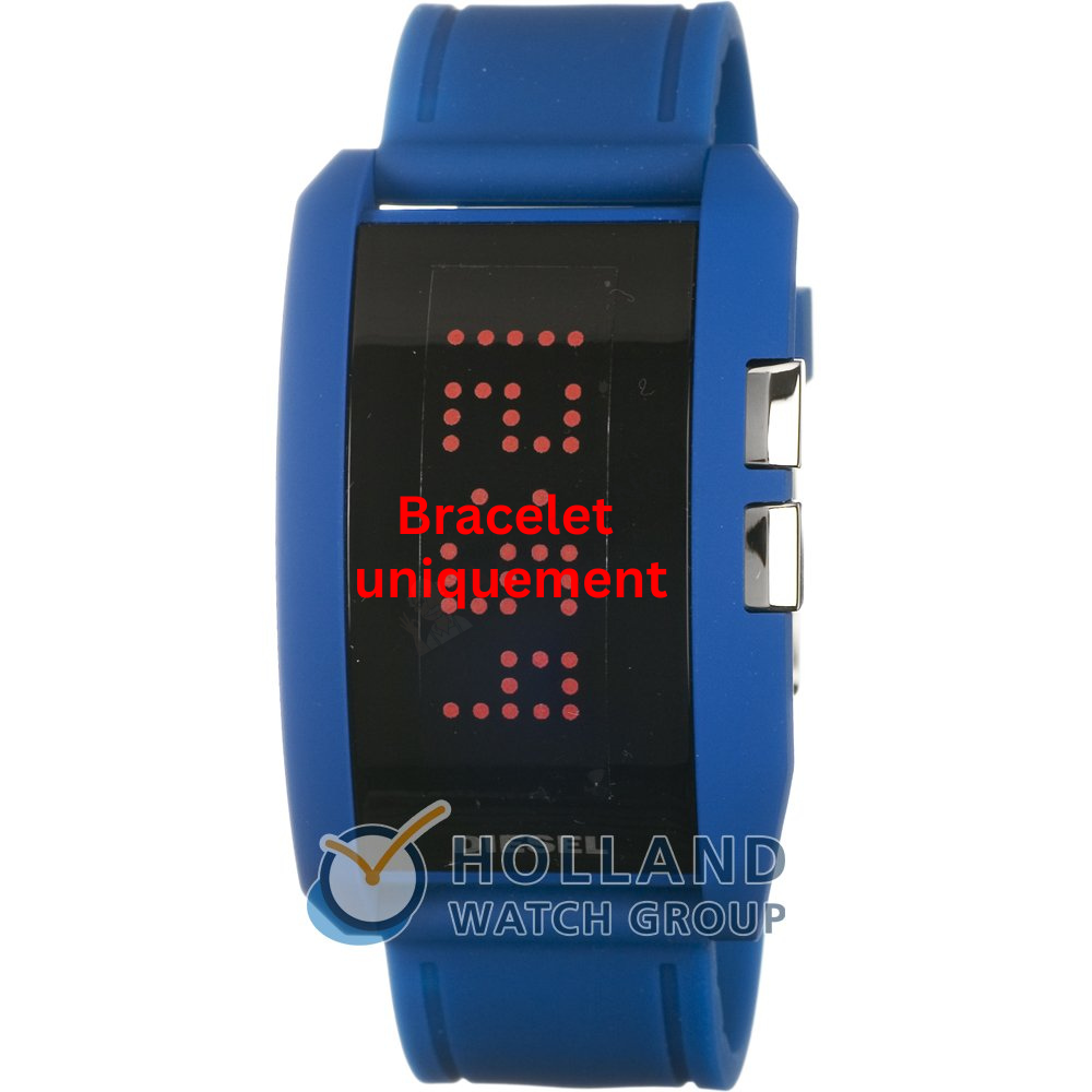 Bracelet silicone blue Diesel - DZ7166-Bracelets Diesel-AtelierNet