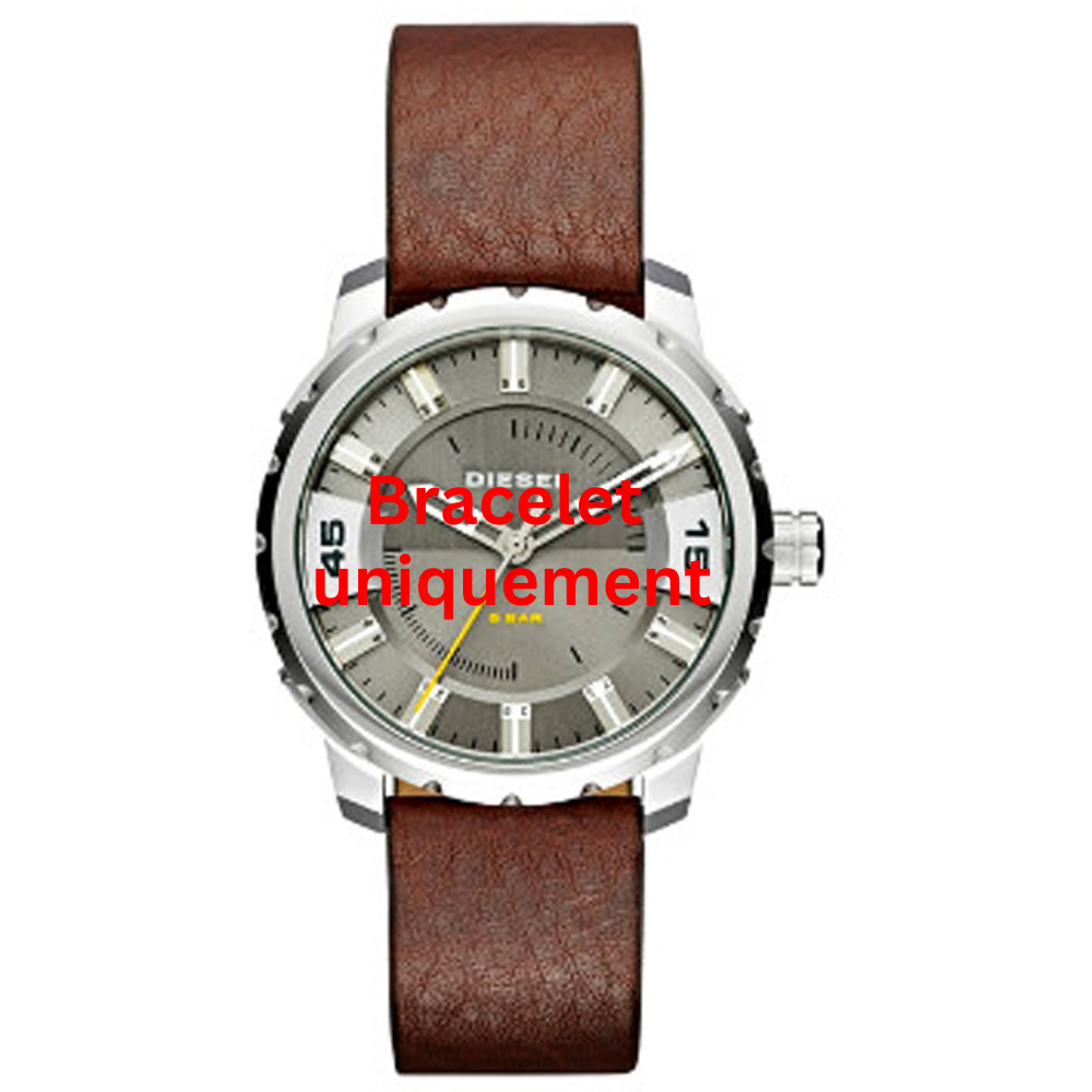 Bracelet cuir marron Diesel - STRONGHOLD MEDIUM / DZ1724-Bracelet Montre Diesel-AtelierNet