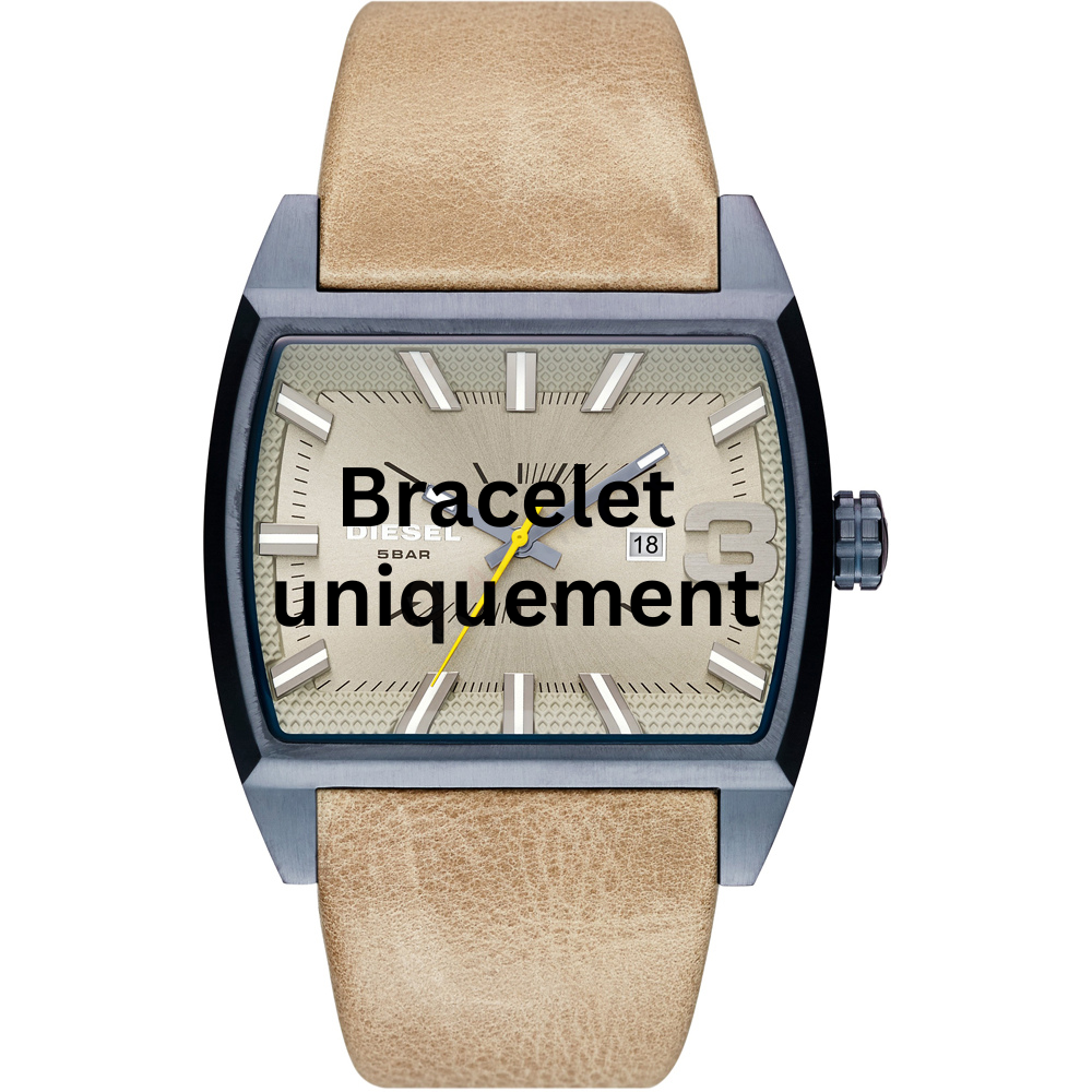 Bracelet leather beige Diesel - STARSHIP / DZ1703-Bracelets Diesel-AtelierNet