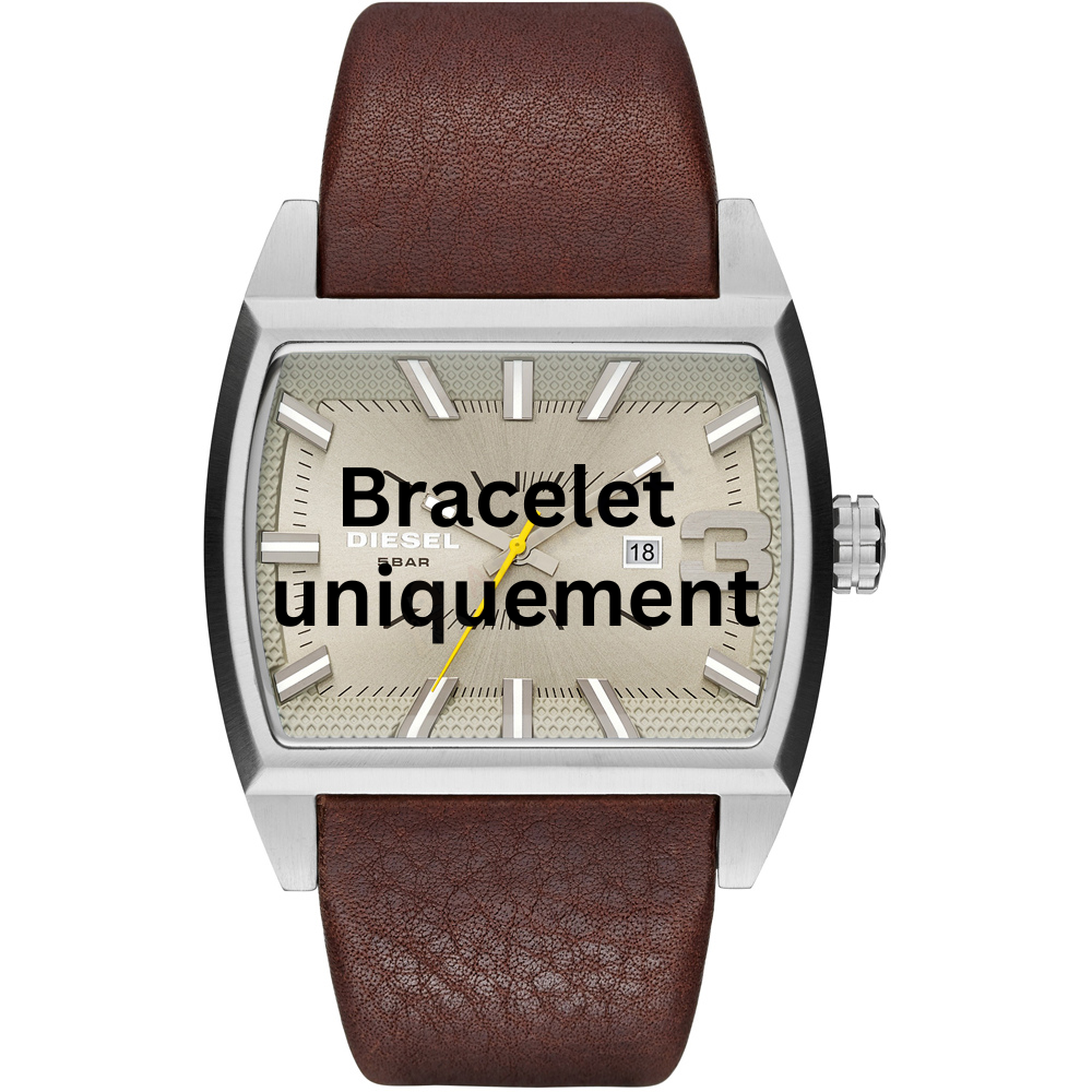 Bracelet leather brown Diesel - STARSHIP / DZ1704-Bracelets Diesel-AtelierNet