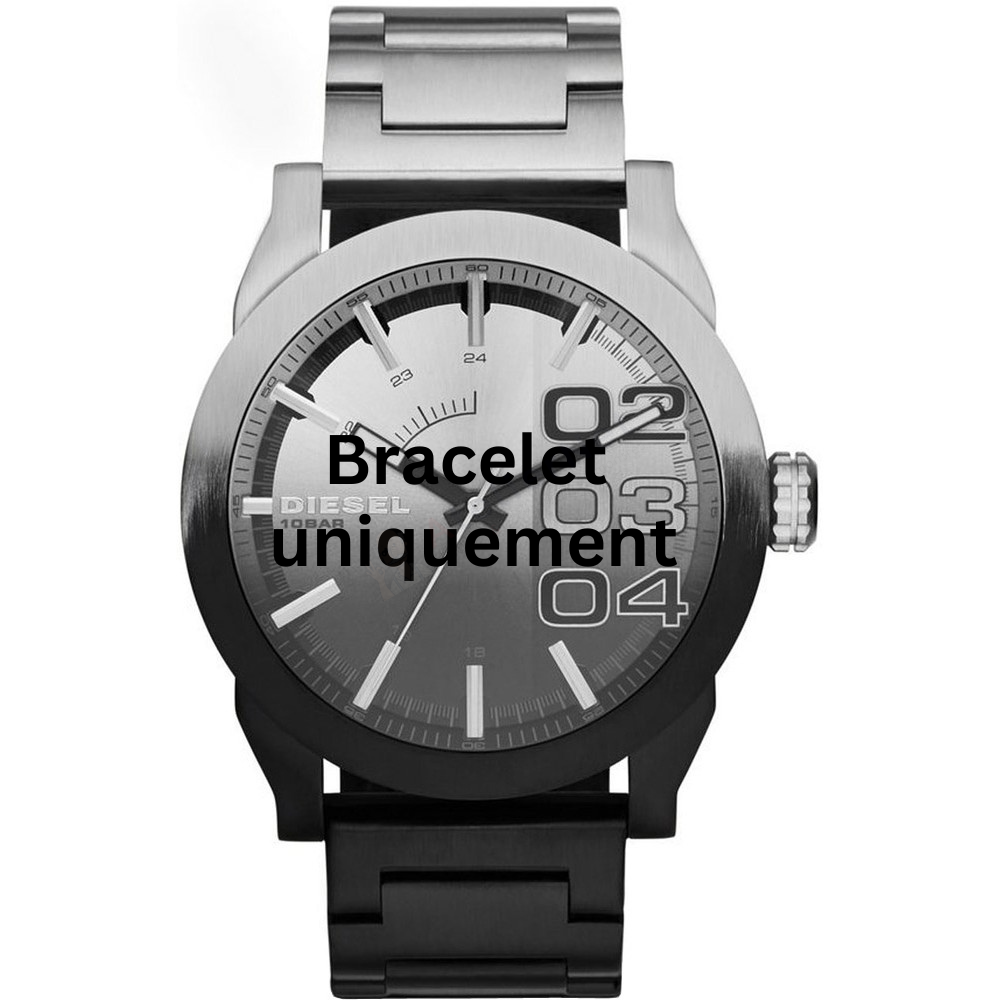 Bracelet metal grey Diesel - DOUBLE DOWN / DZ1679-Bracelets de montres-AtelierNet