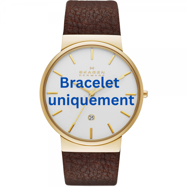 Bracelet leather brown Skagen - ANCHER / SKW6142 - SKW6195-Bracelets de montres-AtelierNet