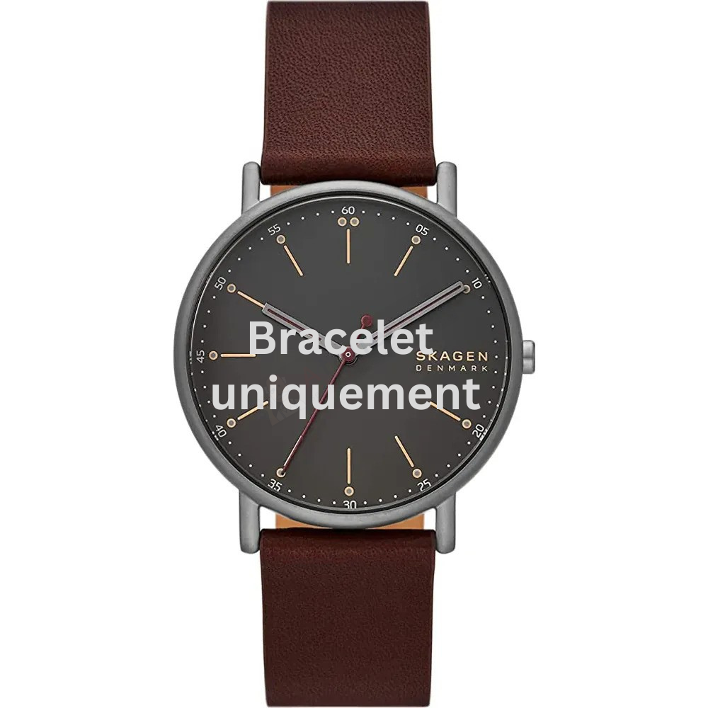 Bracelet cuir marron Skagen - SIGNATUR / SKW6860-Bracelet de montre-AtelierNet