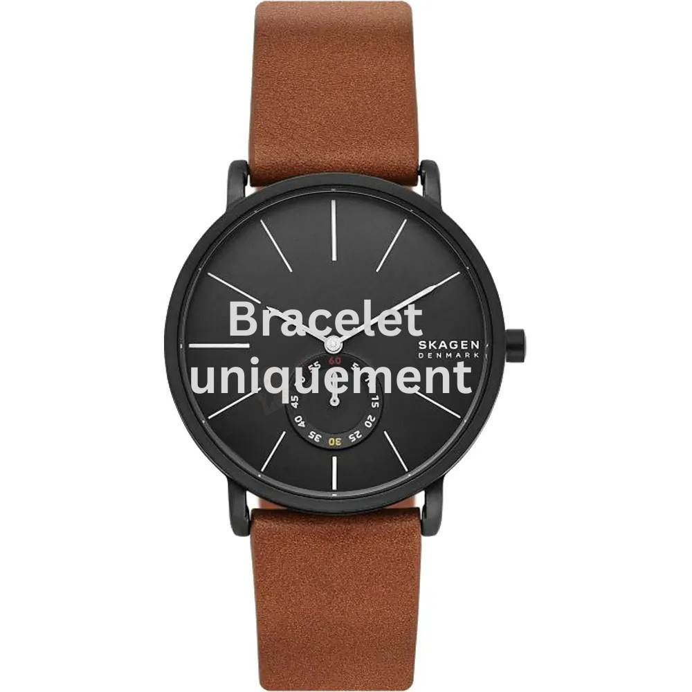 Bracelet leather brown Skagen - HAGEN / SKW7603-Bracelets de montres-AtelierNet