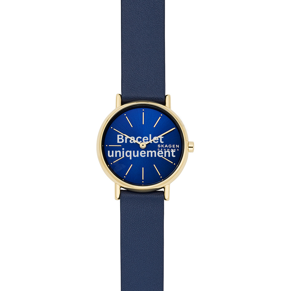 Bracelet leather blue Skagen - SIGNATUR / SKW2867-Bracelets de montres-AtelierNet