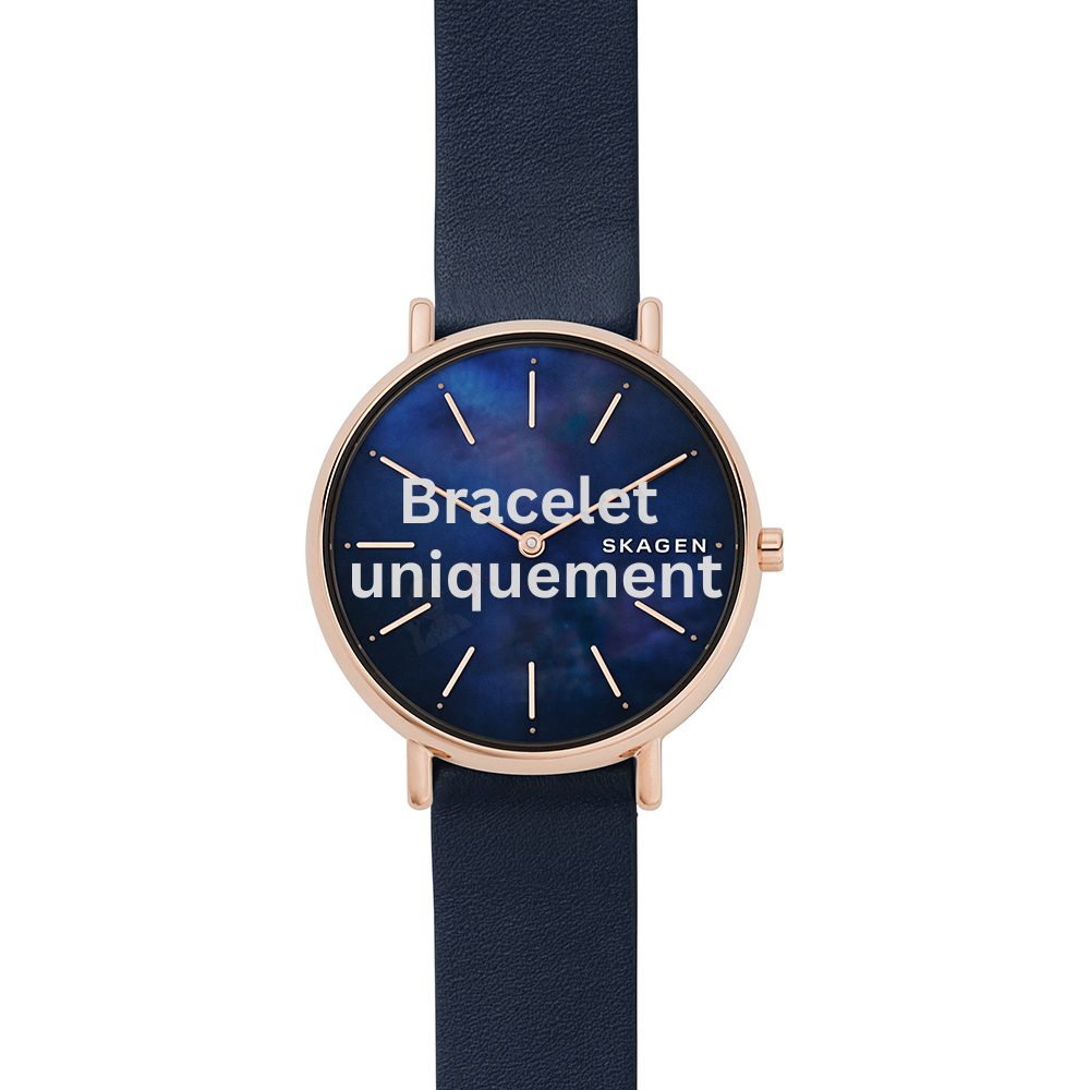 Bracelet cuir bleu Skagen - SIGNATUR / SKW2731-Bracelet de montre-AtelierNet