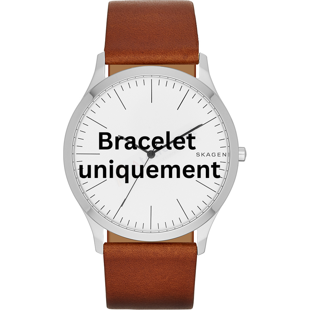 Bracelet leather brown Skagen - JORN LARGE / SKW6331 - SKW6585-Bracelets de montres-AtelierNet