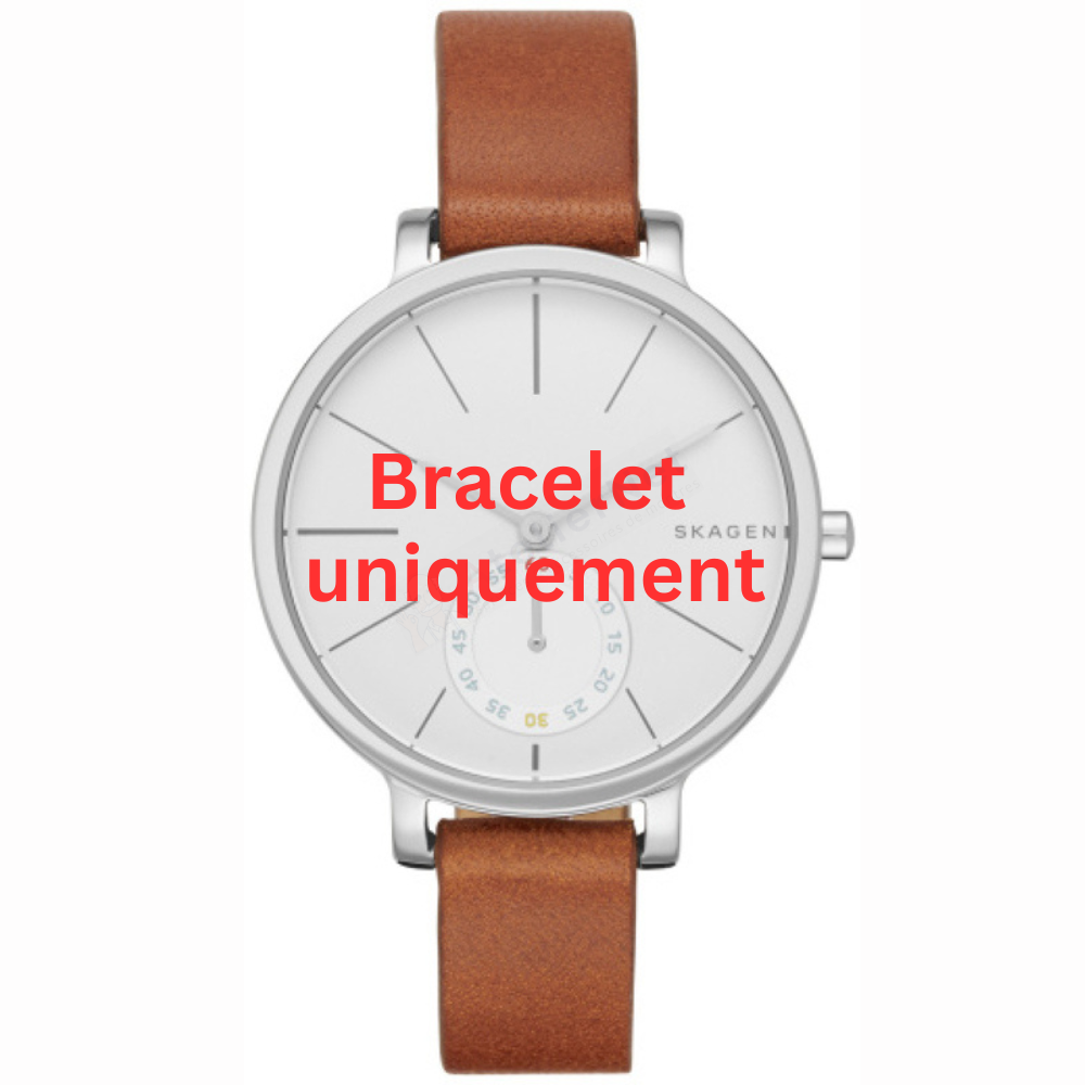 Bracelet leather brown Skagen - ANITA LARGE / SKW2434 - SKW1085-Bracelets de montres-AtelierNet