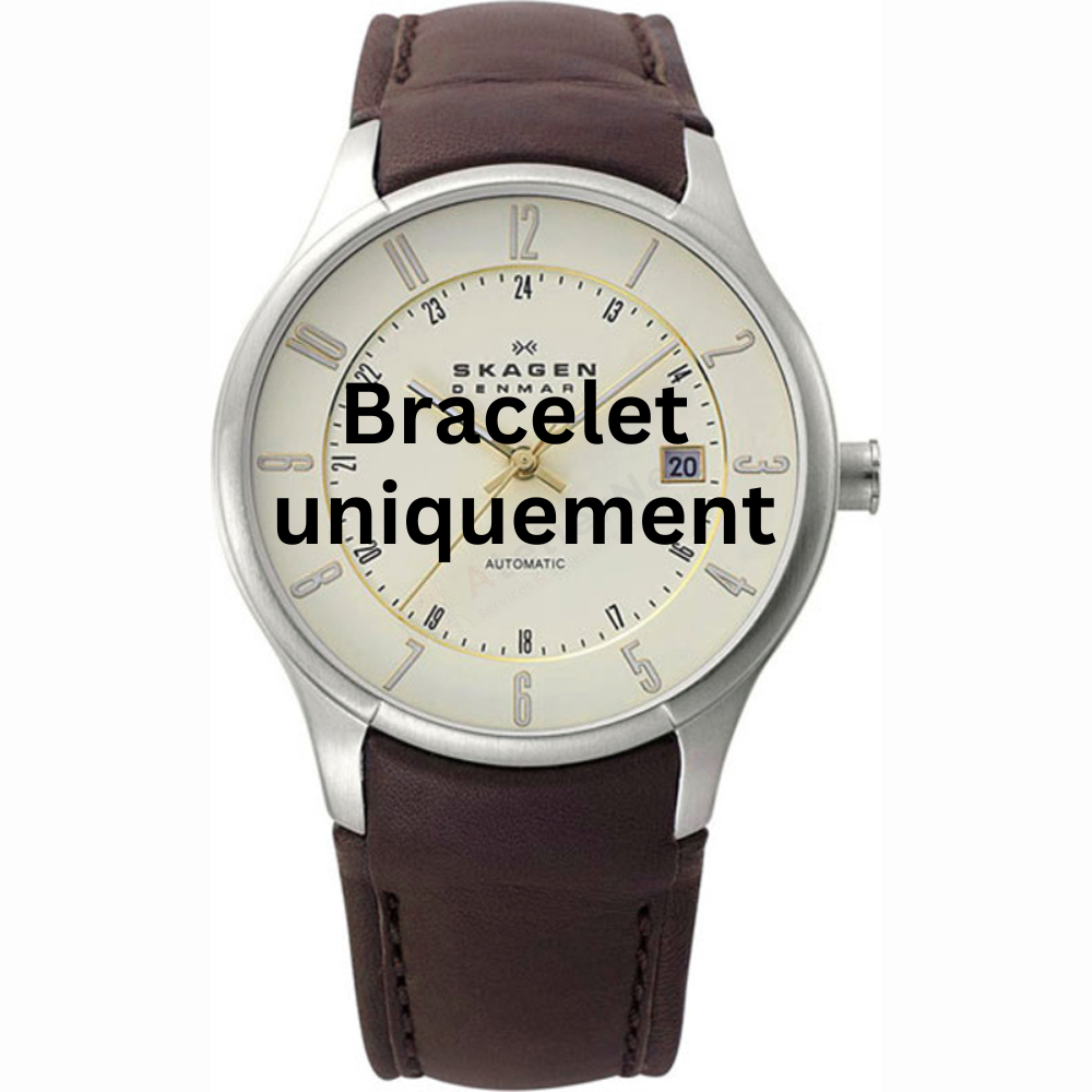 Bracelet cuir marron Skagen - 755 XLARGE / 755XLSGL - 755XLSGLJ - 755XLSLW - 755XLSLD-Bracelet de montre-AtelierNet