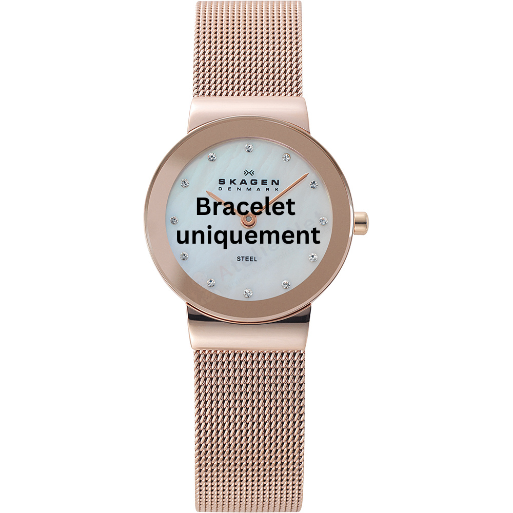 Bracelet métal or rose Skagen - 358 FREJA SMALL / 358SRRD - SKW2086-Bracelet de montre-AtelierNet