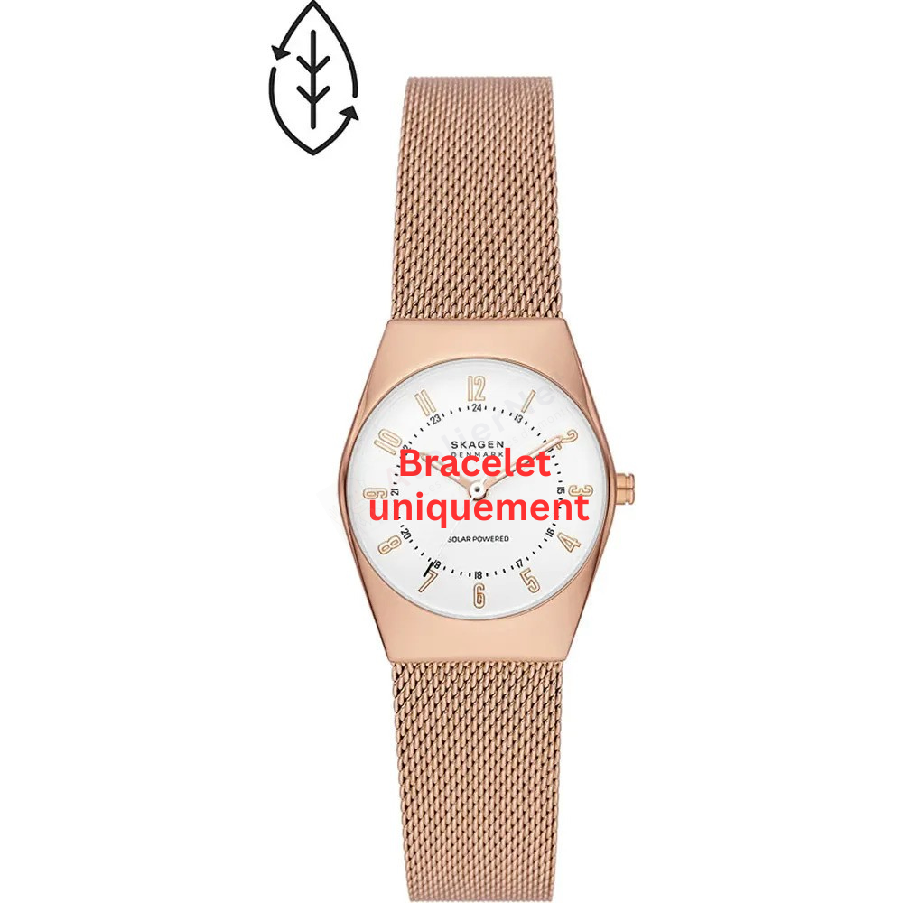 Bracelet metal rose gold Skagen - GRENEN LILLE SOLAR / SKW3078-Bracelets de montres-AtelierNet