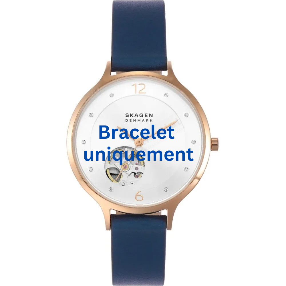 Bracelet cuir bleu Skagen - ANITA / SKW3083-Bracelet de montre-AtelierNet