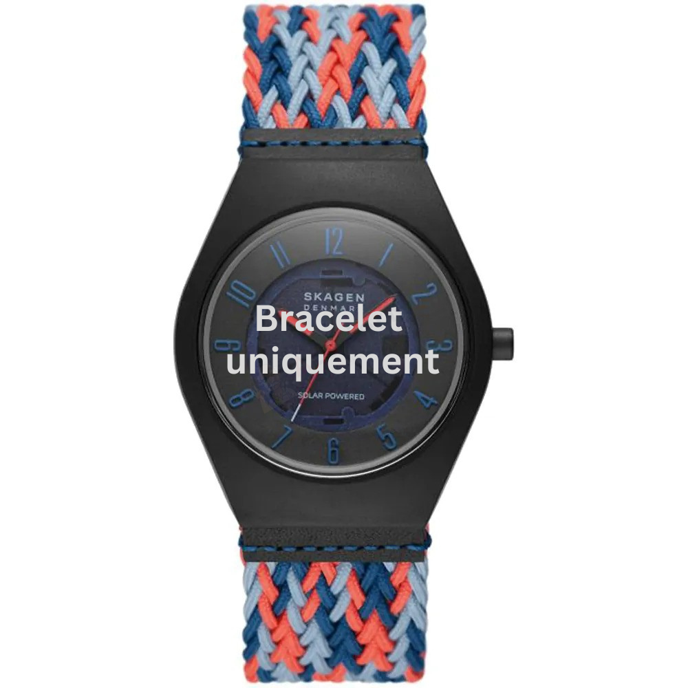 Bracelet textile multicolor Skagen - GRENEN SAMSØ / SKW6880-Bracelets de montres-AtelierNet