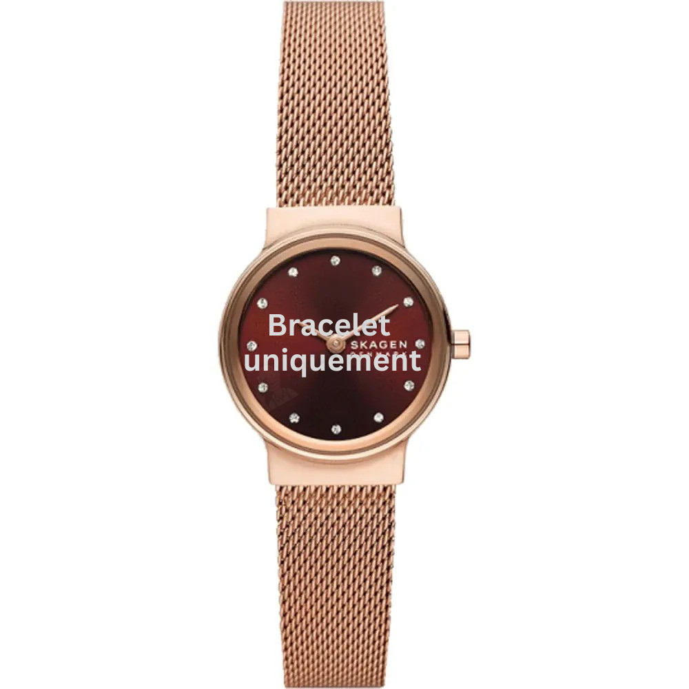 Bracelet metal rose gold Skagen - FREJA LILLE / SKW3067-Bracelets de montres-AtelierNet