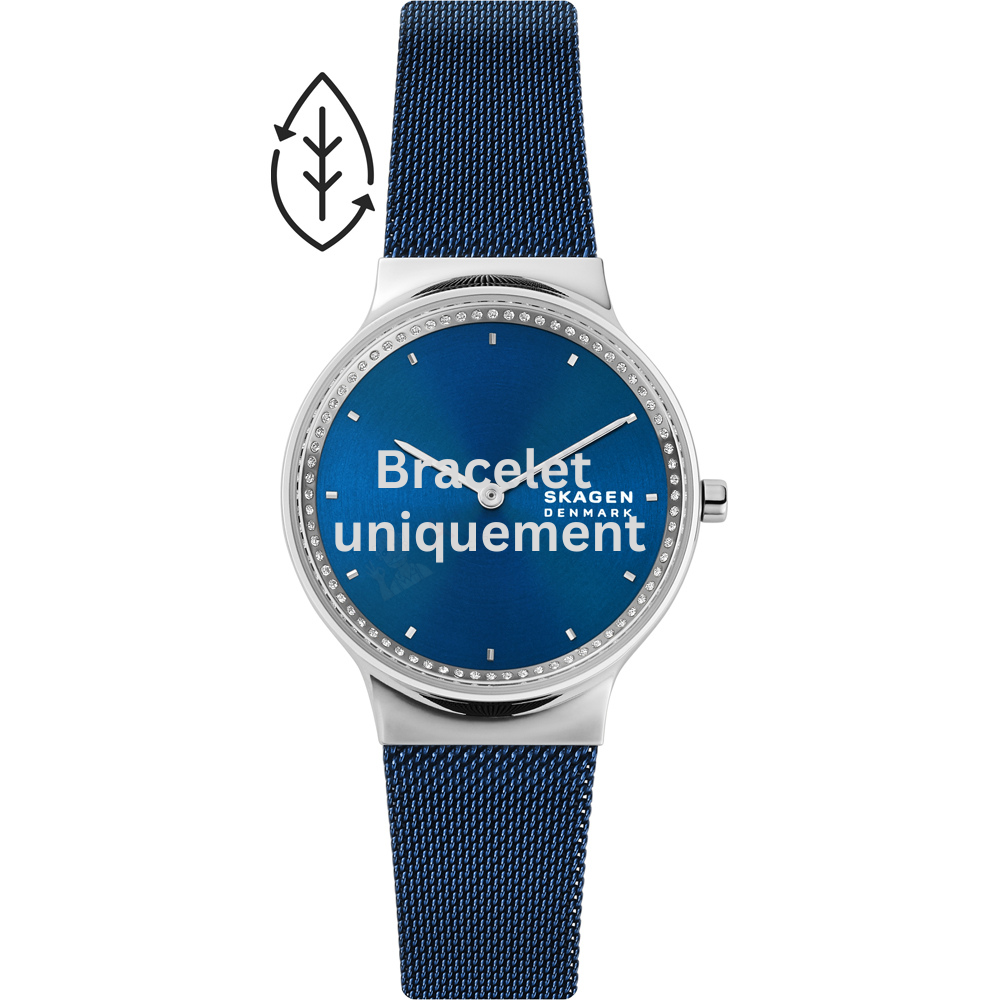 Bracelet metal blue Skagen - FREJA / SKW3018-Bracelets de montres-AtelierNet