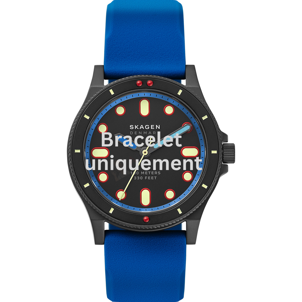 Bracelet silicone blue Skagen - FISK / SKW6669-Bracelets de montres-AtelierNet