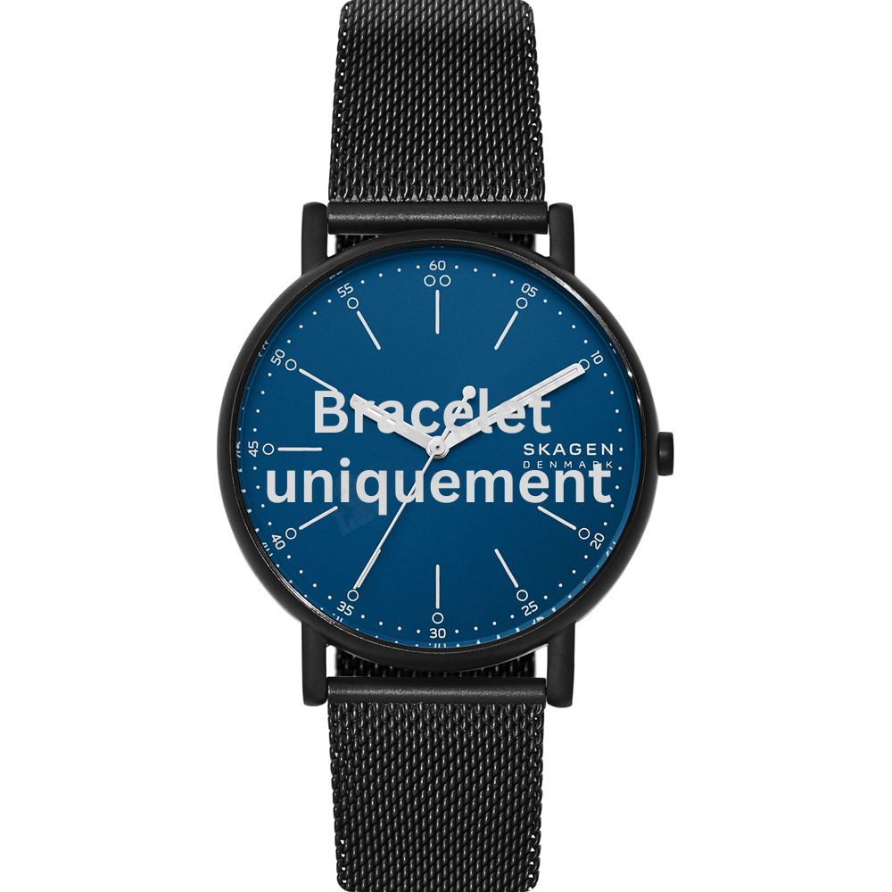 Bracelet metal black Skagen - SIGNATUR / SKW6655-Bracelets de montres-AtelierNet