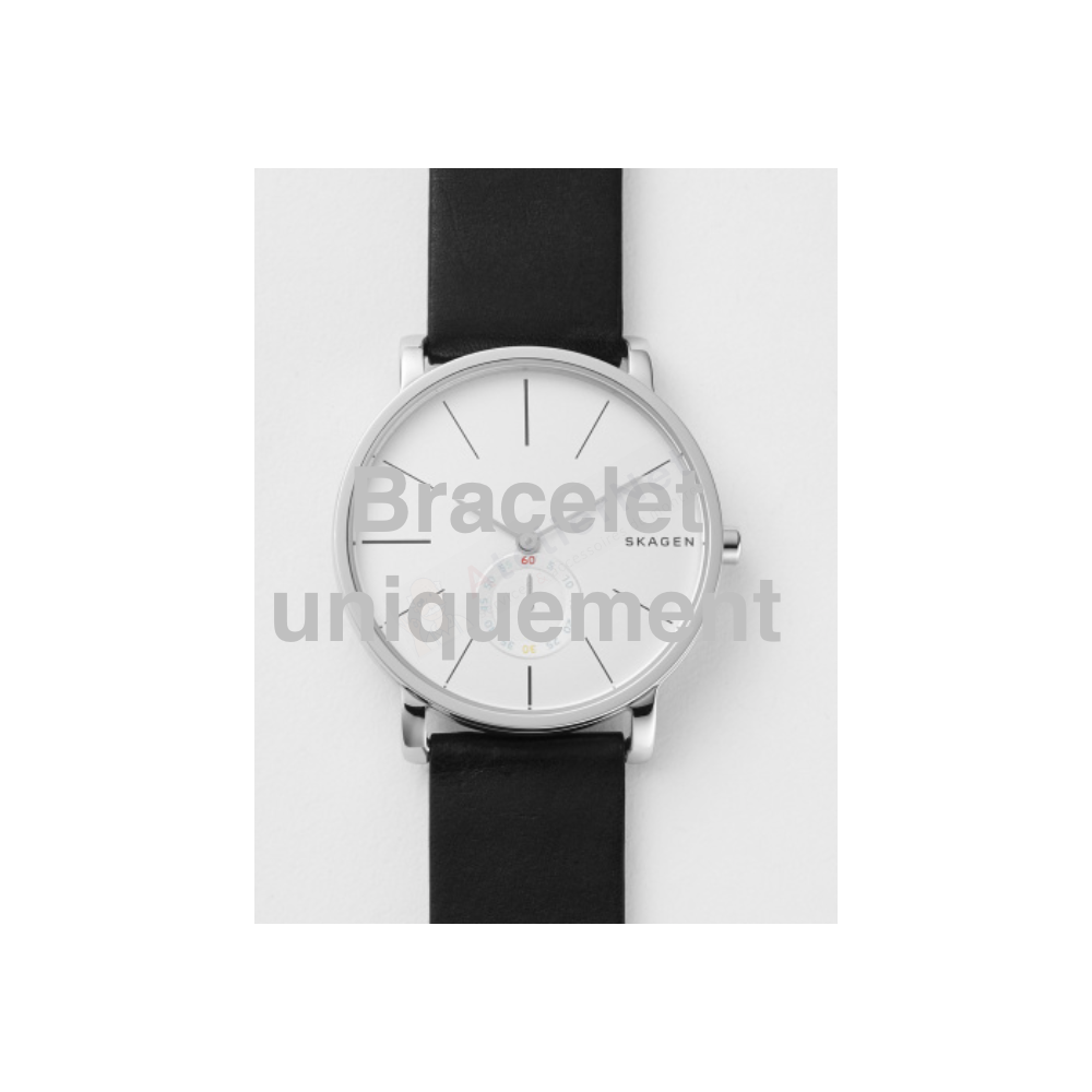 Bracelet leather black Skagen - HAGEN LARGE / SKW6274-Bracelets de montres-AtelierNet