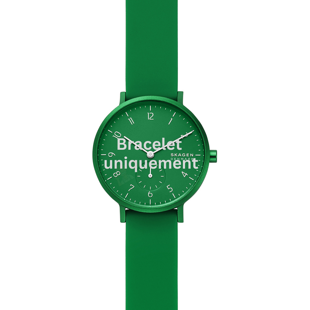 Bracelet caoutchouc vert Skagen - AAREN / SKW2804-Bracelet de montre-AtelierNet