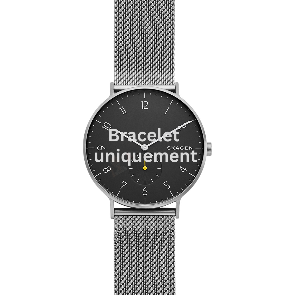 Bracelet metal grey Skagen - AAREN / SKW6470-Bracelets de montres-AtelierNet