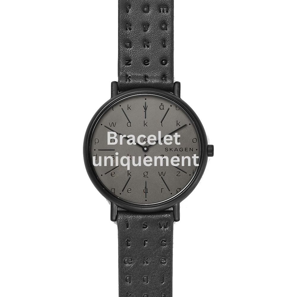 Bracelet leather black Skagen - SIGNATUR / SKW2746-Bracelets de montres-AtelierNet