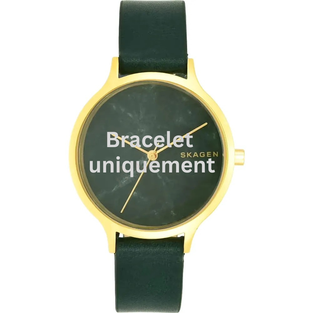 Bracelet cuir vert Skagen - ANITA / SKW2720-Bracelet de montre-AtelierNet